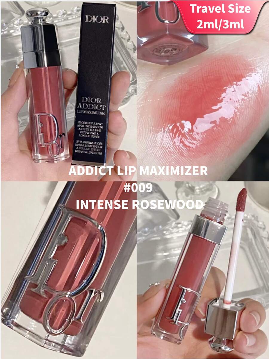 Ukuran Travel - 2ml/3ml - #009: Lipstik Pink Halus Dior, Tekstur Krim, Menciptakan Tampilan Alami Tanpa Riasan, Mencerahkan Kulit Tanpa Membuat Kulit Kering, Praktis untuk Dibawa dan Digunakan untuk Merapikan Riasan Kapan Saja. - #009 - View 1