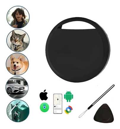 Localizador GPS inteligente mini para automóviles , compatible con Android e iOS,  Ideal para niños, ancianos, mascotas, llaves, maletas, mochilas, carteras y motocicletas.
