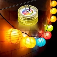 Portable Battery Operated LED String Lights With Remote – 20 Bulbs 13 Colors, IP65 Waterproof Wireless Ambient Lighting For Party, Camping, Wedding, Patio & Outdoor Decor (No Wiring Required, 2 Remotes Included) - Star - View 8