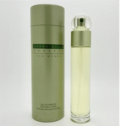 Perfume de mujer 100ml Fragancia Premium para Mujer: Perry Ellis Reserve Eau de Parfum | Floral Fresca combinada con Flores Silvestres, Fruta Tropical y Musk Suave | Botella Esférica Verde Elegante – Diseño Iconico de la Marca | Ideal para Vida Diaria, Citas Románticas, Trabajo y Eventos Sociales , San Valentín, Navidad y Cumpleaños | Quick Ship
