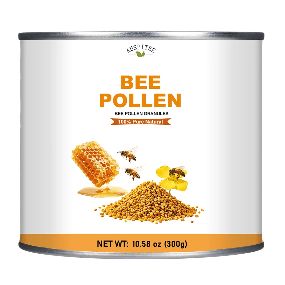 ULTHMOK Bee Pollen, 10.58 Oz (300 G), No Additives, Pure Bee Granules, Bee Pollen Powder - Bee Flower Granules - View 1