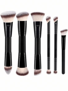 Bộ cọ trang điểm chuyên nghiệp YZIMENG 5/6/9/15 món, bao gồm cọ nền, cọ má hồng, cọ phấn mắt, cọ mascara, cọ kẻ lông mày, cọ môi, cọ highlight, cọ tạo khối, cọ mũi, cọ phấn phủ, bông mút trang điểm, dụng cụ trang điểm, bộ cọ mỹ phẩm, bộ cọ trang điểm du lịch dành cho nữ/bé gái, bộ cọ trang điểm hoàn chỉnh, bộ quà tặng trang điểm, thích hợp cho trường học và du lịch. - màu đen - Xem 12