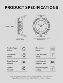 Guess 女士时尚腕表 GW0109L2，粉色硅胶表带，玫瑰金闪亮水晶表盘，奢华休闲腕表 - 金色 - 查看 5