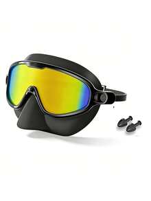 1pc Swimming Goggles For Teens And Adults, With Nose Clip, Anti-Fog Anti-UV Waterproof, Suitable For Men And Women - Multicolor - View 4