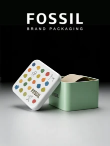 Đồng hồ Fossil nam, máy quartz, vỏ thép không gỉ, ba kim, mặt kính chống trầy xước FS5916 - Màu xanh lam - Xem 8