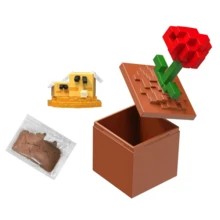 Bộ sưu tập và mô hình lắp ráp Minecraft Mini Figure của Mattel, đồ chơi trẻ em, mô hình lắp ráp chính hãng, quà tặng, mô hình nhân vật hành động chính thức. - Nhiều màu - Xem 13