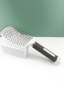 Không còn tình trạng giật tóc nữa! Lược chải tóc khô nhanh với lông nylon, tay cầm tiện dụng, dễ dàng gỡ rối tóc ướt hoặc khô, lý tưởng cho mùa hè, kỳ nghỉ, du lịch. - Thường xuyên - Xem 11
