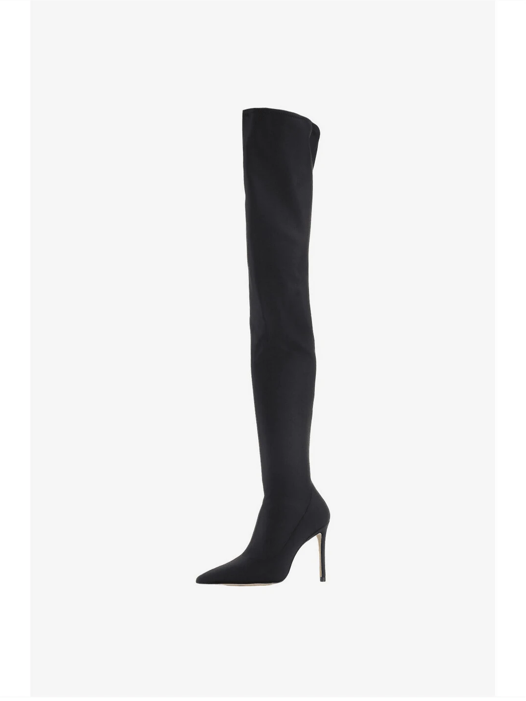 Stuart Weitzman Women's Pointed Toe Thigh High Fashion Boots, Versatile For Daily Wear - Black - View 1