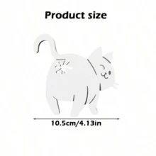 1pc Cat Butt Shaped Bread Clip - Interesting Kitchen Gadget - Plastic Bag & Snack Clip - Cute Animal Shaped Storage Accessory - Fun Home Decor Gift - Interesting Design - Lightweight Accessory - Pet Lover - Multicolor - View 5