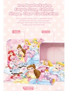 1 bộ ghép hình Công chúa Disney chính thức, họa tiết in sống động, đồ chơi giảm căng thẳng, trò chơi ghép hình giáo dục thú vị, quà tặng sinh nhật cho người lớn, gia đình, bạn bè, người hâm mộ. - 11DF1081600 - Xem 6