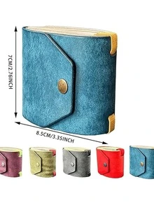 Leather Cash Wrap Wallet, Fast Cash Access & Cash Keeper, Functional Daily Cash Organizer - Multicolor - View 1