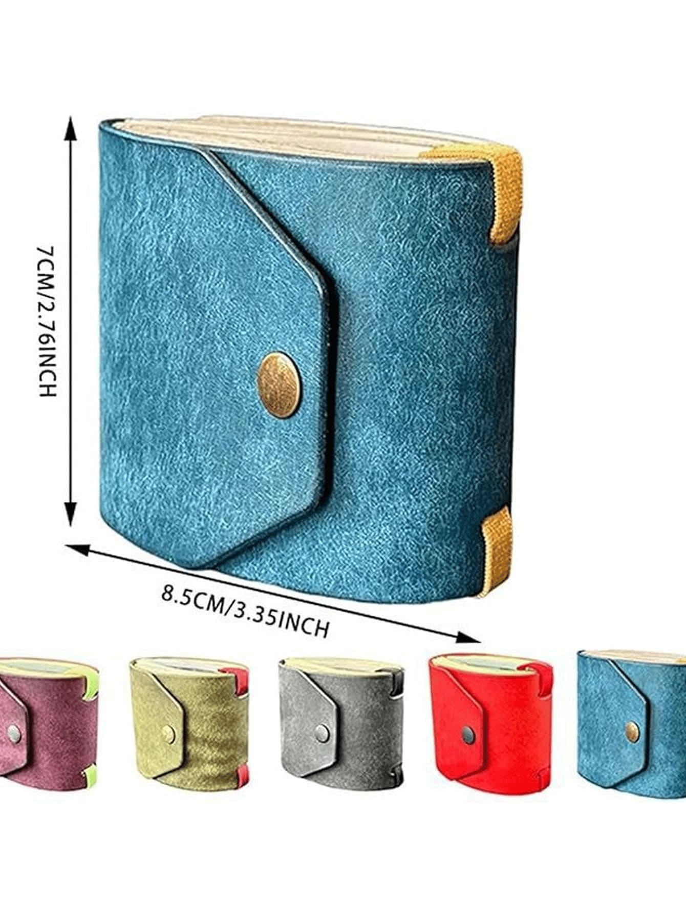 Leather Cash Wrap Wallet, Fast Cash Access & Cash Keeper, Functional Daily Cash Organizer - Multicolor - View 1