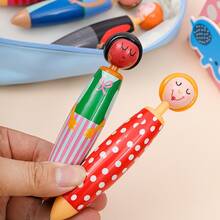 5/3 chiếc bút bi hình búp bê nhân vật phản diện hoạt hình ngẫu nhiên, bút bi hình búp bê mực xanh, bút bi hình búp bê - Phong cách ngẫu nhiên - Xem 6