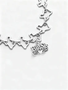 1 chiếc mặt dây chuyền hình thỏ hoa mùa xuân bằng bạc sterling 925 đơn giản và độc đáo, mặt dây chuyền tự làm hình thỏ, trang sức tinh tế làm quà tặng cho phụ nữ hoặc nam giới. - tập trung - Xem 5