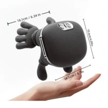 Shoulder & Neck Massager, Bionic Heated Massage Device, Acupressure Neck Massager, 4D Kneading Full Body Massage, Simulating Real Hand Massage, Relieve Pain And Relax Muscles. Suitable Gift For Women, Men, Moms, Dads - Black - View 10