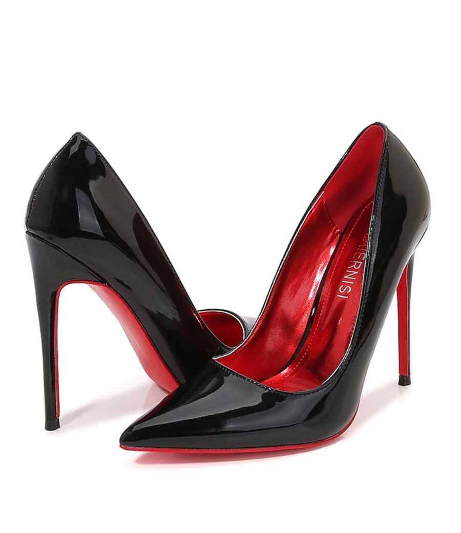 2026 Spring/Autumn New French Pointed Toe Black Low-Cut Single Shoes, 12cm Ultra-Thin Heel, Women's Versatile, Slimming, Leg-Lengthening, Commuter/Professional Shoes(The Product Is Primarily Presented In Video Format) - 黑色 - 查看 1