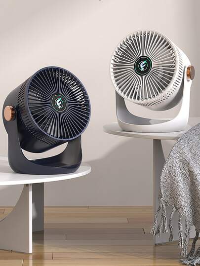Ventilador de escritorio, ventilador de circulación de aire pequeño para oficina, dormitorio, montado en la pared, silencioso, con enchufe