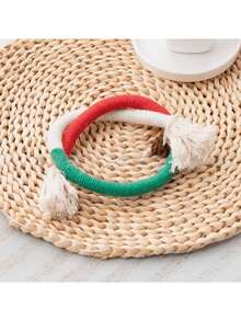 Pet Teeth Cleaning And Grinding Hemp Rope Toy, Bite-Resistant, Self-Entertaining Cat Toy - Multicolor - View 8