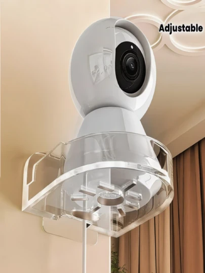 Adjustable Heavy-Duty Camera Mount, Wall-Mounted No Drilling Required, Space-Saving, Secure & Stable, Indoor/Outdoor Use, Easy Installation