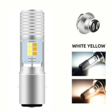1个摩托车LED 12V装饰灯，银色外壳，即插即用，无需电池 - 200萬 - 查看 12
