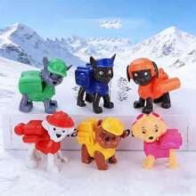 Paw Patrol 一套“汪汪队立大功”全系列玩具人偶，包含12个可收藏人偶，是理想的生日礼物 - 彩色 - 查看 10