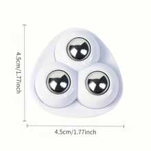 20 piezas Ruedas giratorias de 360° con cojinete de bolas de acero inoxidable autoadhesivas - Diseño compacto, estructura resistente, adecuadas para renovación del hogar, proyectos DIY, fabricación de muebles y electrodomésticos de cocina - modelo de 3 ruedas - Ver 4