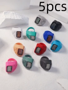 New Electronic Counter, Mechanical Hand Press Counter Counts Up To 99999, One-Key Reset Function To Instantly Clear And Start A New Task. Made Of Anti-Shock ABS Material, Sweat And Slip Resistant, Suitable For Frequent Daily Use. Widely Applicable (Daily Prayers, Warehouse Inventory, Ticket Verification, Festival Gifts, Etc.) - Multicolor - View 13