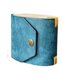 Leather Cash Wrap Wallet, Fast Cash Access & Cash Keeper, Functional Daily Cash Organizer - Multicolor - View 6