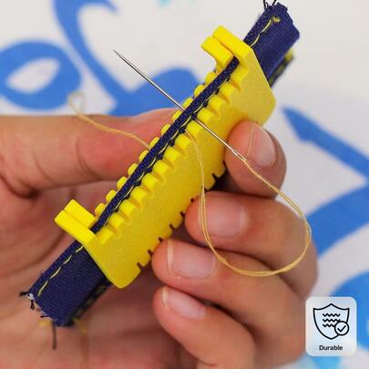 1 szt./3 szt. klipsów do szycia – wykonane z trwałego tworzywa sztucznego, o prostym i praktycznym designie, łatwe w obsłudze, odpowiednie dla początkujących, gospodyń domowych i osób starszych do realizacji prostych projektów DIY, idealny wybór do projektów krawieckich, narzędzia do szycia dla początkujących, uchwyt z łatwym uchwytem | Szycie dla początkujących | Szycie | Odzież | Wytrzymałe