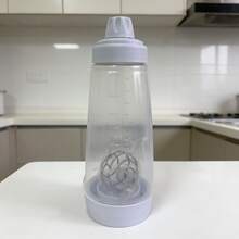 1 pieza Mezclador manual de masa para panqueques, herramienta de cocción multifuncional para el hogar, hecha de plástico duradero, puede entrar en contacto directo con los alimentos sin olor, funcionamiento manual sin batería, y talla grande - Multicolor - Ver 14