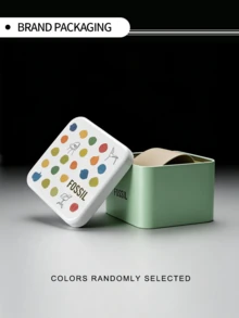 Fossil 石英计时男士腕表，黑色表盘，黑色皮表带，带三个小表盘，低调绅士风格，实用性强，商务休闲风，适合日常佩戴。FS5120 - 黑色 - 查看 8