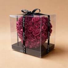 Artificial Rose Love Gift Box, Artificial Flower Wedding Wedding Decoration Valentine's Day Mother's Day Gift Home Decor, For Home Decor, Birthday, Wedding, Party, Mother's Day, Graduation Gift, Artificial Flowers - Multicolor - View 7