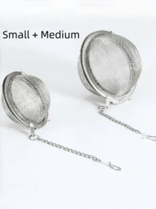 2pcs Stainless Steel Mesh Tea Infuser Balls - Tea Leaf Strainer - Suitable For Filtering Tea Leaves, Spices, Fruits - Multicolor - View 13