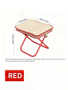 Simple And Versatile Outdoor Portable Folding Stool, Mini Backless Folding Bench, Made Of Thickened And Durable Oxford Cloth And High-Strength Carbon Steel Frame. Ultra-Lightweight And Portable, Opens And Closes In One Second, Easy To Store. - Multicolor - View 17
