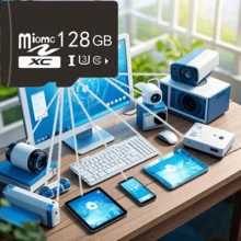 1张迷你SD存储卡，容量可选：256GB、128GB、64GB、32GB、16GB、8GB、4GB，高速闪存SD卡，适用于监控、手机、相机、DVR等设备。 - 彩色 - 查看 3