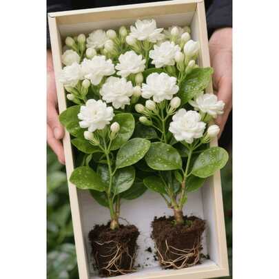35 Jasminpflanzen zum Pflanzen - Altenstandarten - mehrjährige Gartenpflanze im Topf