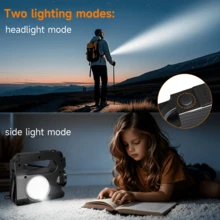 Hand Crank Emergency Radio Weather Radio With Antenna, SOS Alarm And Reading Lamp, Flashlight, Weather Alert, Solar Powered, Household Gift & Survival Gear - View 4