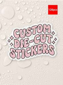 1~240pcs Personalized Labels - Customizable Stickers With Any Design, Image, Logo, Text, Waterproof PVC Material, Suitable For Graduation, Wedding, Birthday And Other Occasions, Design Your Own Personalized Stickers, Highly Decorative, Exquisite Vintage, Unique Personalized, Ideal Gift For Him, Multi-Functional, Customizable, Suitable For Home, Garden, Office - Multicolor 2 - View 60