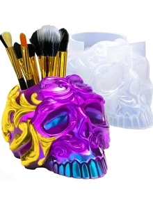 1 件几何设计 DIY 硅胶模具 - 白色 - 查看 7