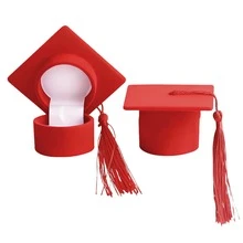 2026毕业帽造型首饰盒，毕业帽礼品盒，派对用品首饰收纳盒 - 彩色 - 查看 20