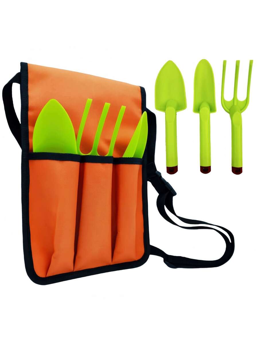 Portable Small Gardening Tool Waist Bag Set, Multifunctional Gardening Bag For Home Planting Work - Multicolor - View 1