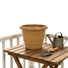 Plastic Flower Pots For Succulents, Potted Plants, Potted Plants For Pothos And Orchids, Brown, Thickened, Durable, Suitable For Indoor Balcony Gardening Plants. - A - View 4