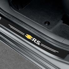 适用于雷诺梅甘娜2 3 4 Twingo Clio Talisman Captur Trafic的碳纤维汽车贴纸保护贴，车门槛贴纸，防刮贴纸保护贴，汽车保险杠条，汽车保护胶带 - A - 查看 3