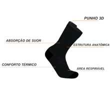 Adult Polyamide Running Socks With 3D Cuff, Breathable, Thermal Comfort, High Performance, Spinning, Cycling - Blue - View 6