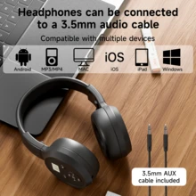 F4 Foldable FM Radio Headphones, Battery Powered, Auto Tuning, Preset Stations, Compact & Portable For Running, Sports, Meetings, Racing - View 4