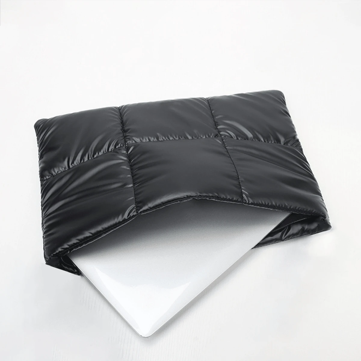 Funda para portátil con diseño espacial, estuche protector acolchado que se ajusta a portátiles de 13-14 pulgadas, 15-16 pulgadas, notebooks, M4/M3/M2/M1, PC portátiles, Chromebooks - Negro - Ver 1