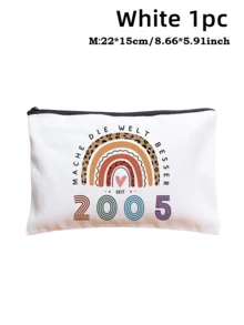 1/3/510 pezzi Borsa trucco per regali di 40° compleanno, borse cosmetiche divertenti per 40° compleanno, idee regalo per 40° compleanno borsa trucco (solo borsa), disponibile anche per regali di 20°, 30°, 50°, 60° compleanno, adatta per amici, amanti, famiglia - multicolore - Visualizzare 39