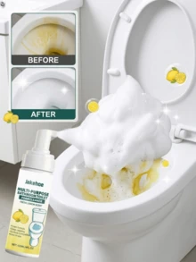 JAYSUING Multi-Purpose Toilet Cleaning Powder, High-Foam Bathroom Cleaner That Deeply Removes Stains, Grease, Limescale And Watermarks. Suitable For Glazed Surfaces, This Hot Water-Activated Stain Remover Efficiently Eliminates Grime And Oil Stains. - Liquid - View 12