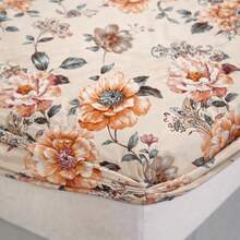 400 Thread Count Micropercal Bedding Set With Hemstitching, Double, Queen, And Single Sizes, Printed, Extra Soft And Comfortable Touch. - Flor de salmón - Ver 3