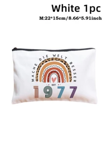 1/3/510 pezzi Borsa trucco per regali di 40° compleanno, borse cosmetiche divertenti per 40° compleanno, idee regalo per 40° compleanno borsa trucco (solo borsa), disponibile anche per regali di 20°, 30°, 50°, 60° compleanno, adatta per amici, amanti, famiglia - multicolore - Visualizzare 51